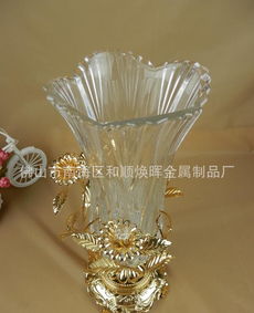 埃及法老金属花瓶摆件 古典与现代交织的欧式艺术珍品